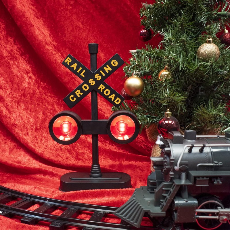 TG,LLC Treasure Gurus Flashing Railroad Track Crossing Signal Red Light