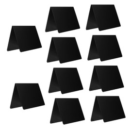 Operitacx 10pcs Mini Chalkboard Signs Tabletop Chalkboard Sign Chalk Board Labels Pen Display Tags Board for Party Home Office Dec