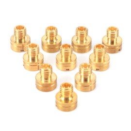 Yctze 10pcs Mikuni Main Jet Carb Main Jets Main Jet Kit Main Jet Dellorto Si Carb Carburetor Main Jet Kit Slow Pilot Jet Kit Set for Mikuni Vm22/24/26/30 Engine Dirt Pit Bike Parts