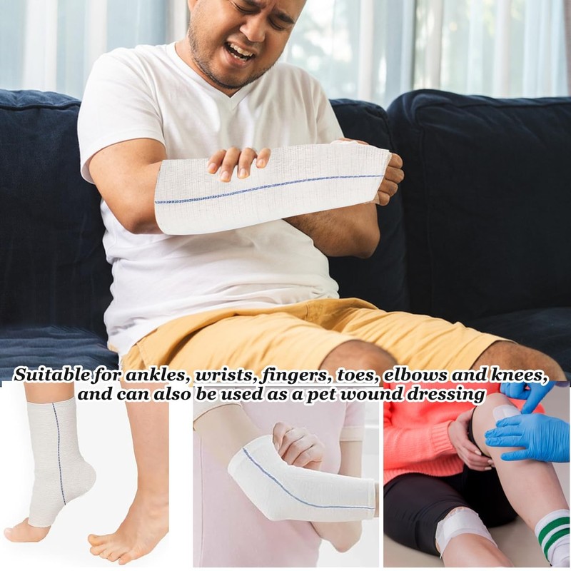 Elastic Tubular Bandage Roll – Bandage for Arm, Leg, Knee,
