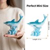 Brizoria Dolphin Decor Nautical Decor Leaping Dolphin Figurines Blue White