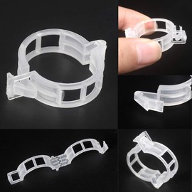 KAMILLEE KAMILLEE Plant Support Clips, 100pcs Plastic Garden Plant Support Clips Tomato Clips,Trellis Clips for Flower Tomato Vine Vegetables (White)