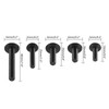 177PCS Motorcycle Fairing Bolt Kit Colorful M5 M6 Motorcycle Windscreen