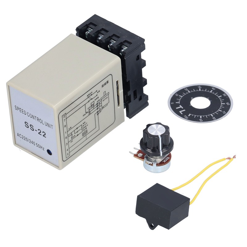 BERM AC Motor Speed Controller Regulator Split 1 Phase 6W‑200W