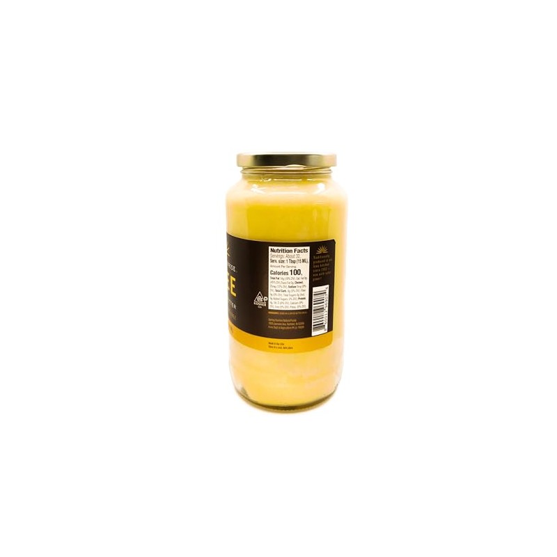 Spring Sunrise Classic Ghee 32 oz - Clarified Butter, Pasture