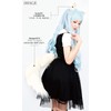 Fujitatsu KDG400BLK Fox Ear Tail Set, Cosplay, Costume, Halloween, Unisex,