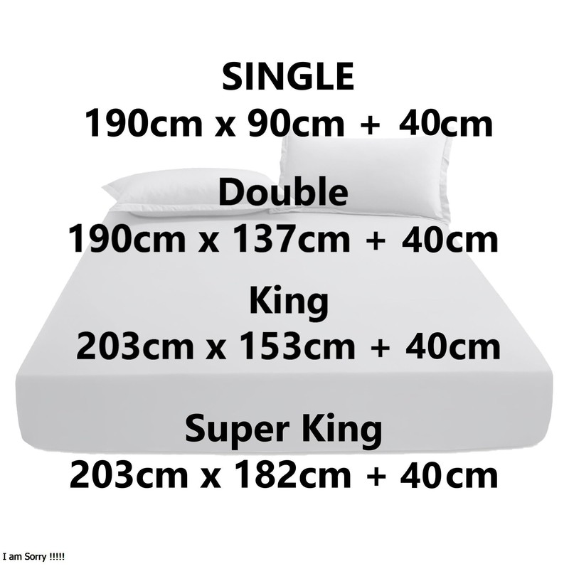 KHIM® 100% Soft Brushed Cotton Flannelette | 16Inch/40CM Extra Deep