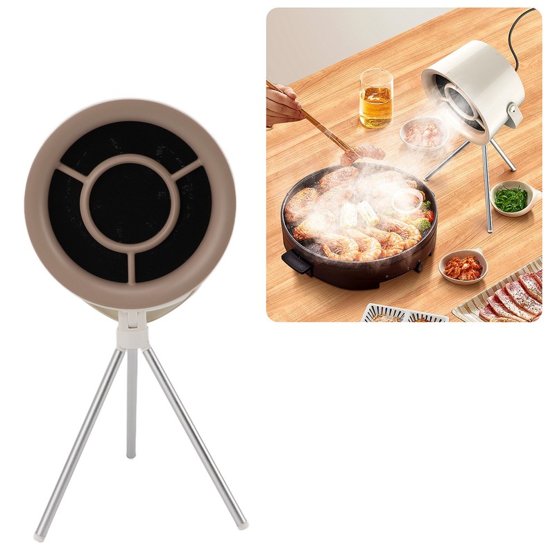 Portable Range Hood 5V White Detachable Strong Adsorption 3 Adjustable