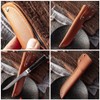 TOPBATHY 2pcs Leather Fish Filleting Knives Blade Guards Protector Butcher
