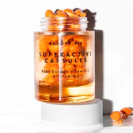 Beauty Pie Superactive Capsules Pure Double Vitamin C & Vitamin E Serum – Brightening, Firming Antioxidant “One-Shot” Capsules (60 Count)