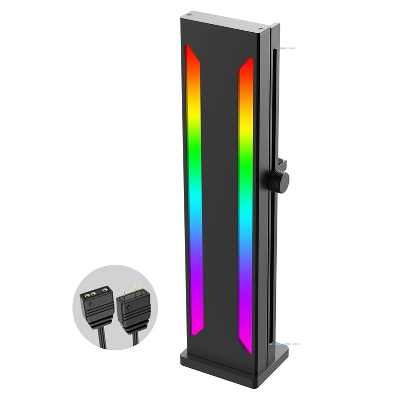 ARGB Magnetic Base, GPU Support Bracket Sliding Adjustable for Desktop