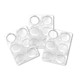 FRUSF Anti-Shoe Pad Anti-Shoe Seal, Pack of 18 x Clear Type, Can be Repeated Use with Water Wash, Anti-Shoe Goods