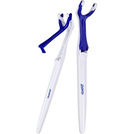 Paro Dental Floss Holder!! The Perfect Grip!! Easy Clean and Comfortable Way to Floss, Works Best with Paro Riser Floss. Pack of 4