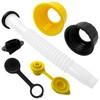 Zafina-UP 1 Set Replacement Gas Can Spout with Rubber and