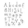 Spellbinders Whimsy Alphabet Stamp Set, Synthetic Material, Multi-Colour, 26.3 x
