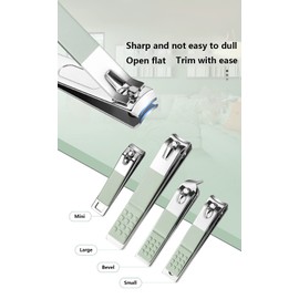 12-Piece Nail Care Kit, Mint Green Leather Travel Case,Manicure Set Personal Care, Nail Clipper Kit,Nail Tools with Luxurious Travel Case, Gifts for Men Women Family Friend