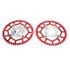 2pcs 104BCD Chainring Adapter Tooth Plate Aluminum Alloy 46T Mid