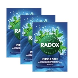 Radox Mineral Therapy Muscle Soak Bath Salt, 400g, | Multi Pack | Pick a Bundle