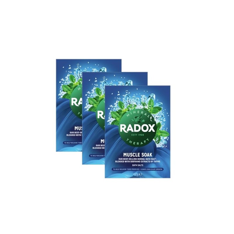 Radox Mineral Therapy Muscle Soak Bath Salt, 400g, | Multi