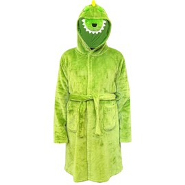 A2Z 4 Kids Girls Boys Bathrobes Crocodile Face Robe Soft Plush Fleece Nightgown - Bathrobe Crocodile 9-10