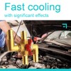 4-way Automobile Heating Water Valve, Brass Automotive Integrated Manual Control