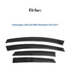 IG Window Visor for Volkswagen (VW) Golf MK6 Hatchback 2010-2014,