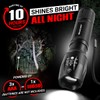 GearLight LED Flashlight Pack -2 Bright, Zoomable Tactical Flashlights with