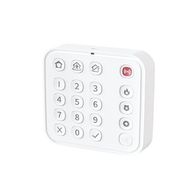 Arlo Wire-Free Keypad for Arlo Home Security System - Certified Accessory - Alarm Keypad, DIY Install, Built-in Siren, White - KB1001