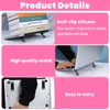 XLIUAX Portable Keyboard Riser for Desk, 2pcs Mini Foldable Laptop