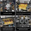 Mould King 10131 W16 Engine Building Blocks Sets, V8 Engine