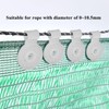 CHICIRIS Shade Cloth Clips, Shade Cloth Plastic Clips, 20Pcs Sunshade