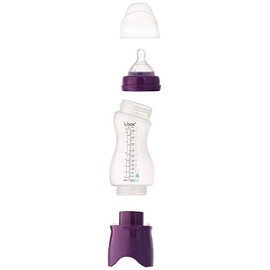 b.box Essential Baby Bottle + Dispenser - Plum Punch - 8 oz