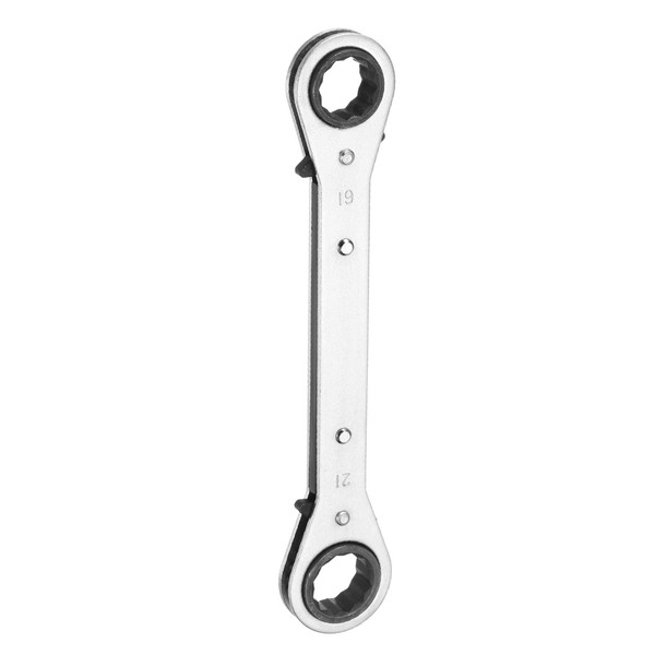 HARFINGTON Double Box End Reversible Ratcheting Wrench 19mm x 21mm