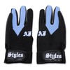 AJ Styles P1 Logo Replica Fight Gloves - Light Blue