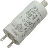 Starting Capacitor Motor Capacitor 2µF 450V 25x51mm Plug 2.8x0.8mm ICAR