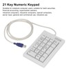 21 Key Numeric Keypad DC 5V Linear Action Switch Mini