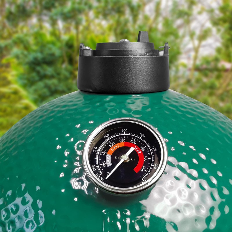 Quantfire Upgrade Replacement Thermometer for Big Green Egg,3.3" Grill Temperature