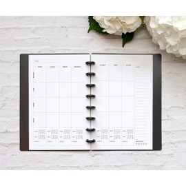BetterNote Health and Fitness Journal Refill Pages for Disc Notebooks, Meal Planning and Exercise Tracker, fits Levenger Circa, Happy Planner, TUL, Staples Arc, (8-Disc, 5.5"x8.5")