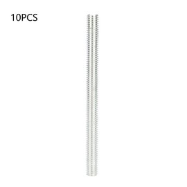 Vikye Male Threaded Rod, 10pcs M8*100mm Aluminum Alloy Threaded Rod Bar, Professional Tools for Woodworking 30/45 Sliding Slot