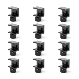 Keboyoe Pack of 12 3D Printer Clip Clamp Printing Bed Clips 3D Printer Glass Bed Clips Adjustable Printing Bed Clips 3D Printer Hot Bed Glass Platform Holder 3D Printer Accessories