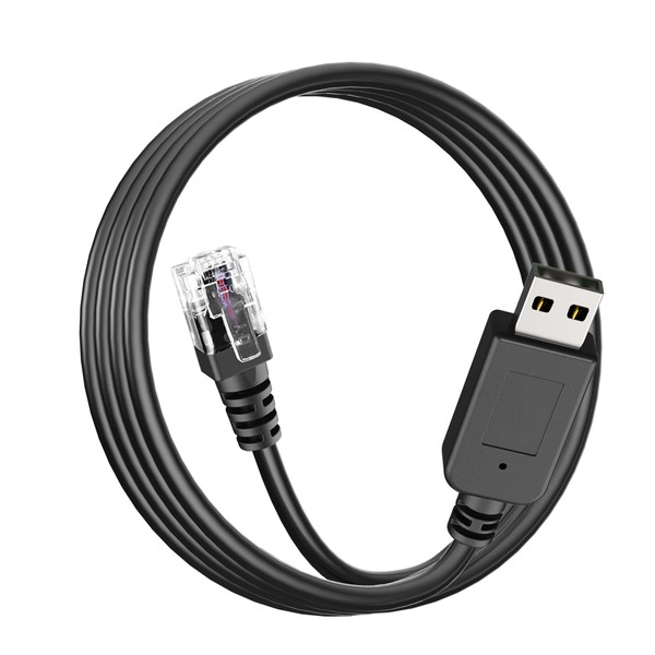 Radar Detector Cable, USB to RJ11 Plug Cable,Replacement Power Cable