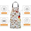 Xuwenz German Landmarks and Food Apron for Women Men, Adjustable