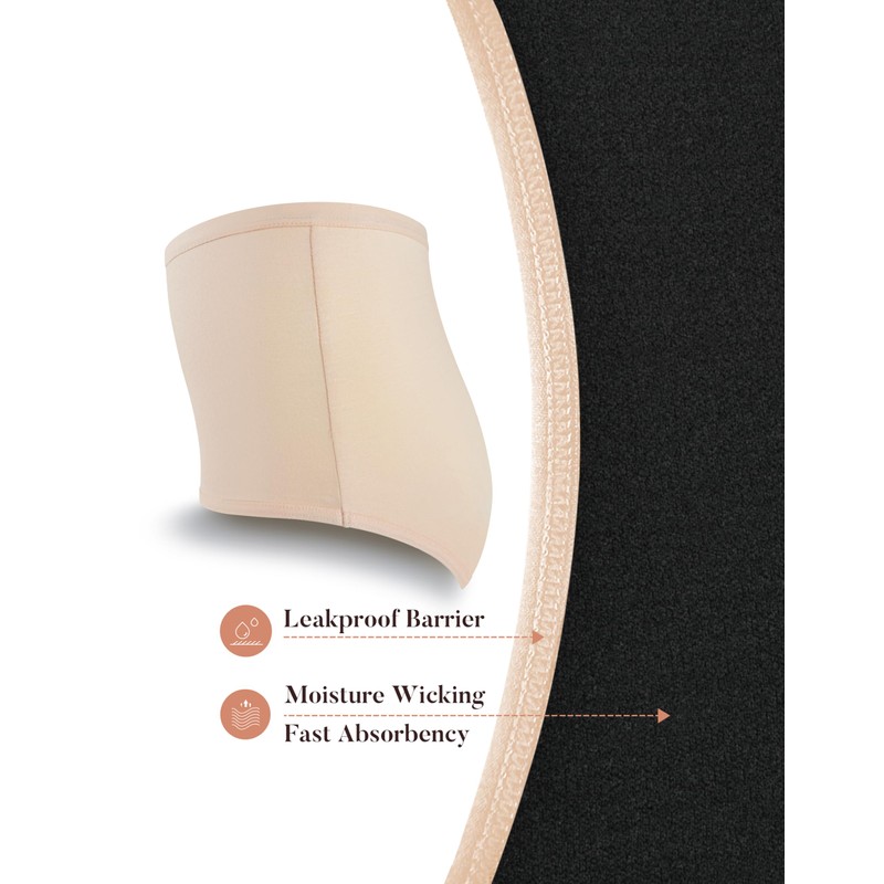 AIRCUTE Washable Urinary Incontinence Potective Underwear for Women Leak Proof