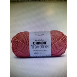 Caron All Day Cotton Yarn -- Cherry -- NIP