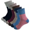 6 Pairs Alpaca Socks Wool Socks Men Women Norwegian Socks