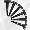 ASelected 6 Pcs T Hinges,6 Inch T-Strap Door Hinges,Heavy Duty