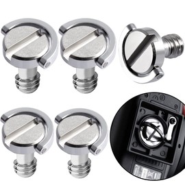 1/4 Inch Screws Camera Screw Camera Mounting Screw 5 Pieces Tripod Screw for Camera Tripod Quick Release Plate Monopod Electronic Accessories (5)