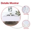 mantel desechables para fiesta juego de 6 blancos,mesa mantel para
