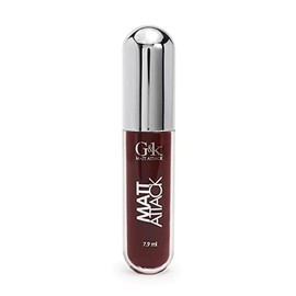 Labial líquido, Lip Gloss Mattatack Mate, G&K, GKLM05, Acabado mate y metálico, Larga duración, Secado rápido, No reseca, Alta pigmentación, Color Amo