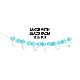 Assorted Beads, Loose Beads for Craft, Bracelet DIY Projects, Beading Kit, Tons of Different Kinds of Beads, Jewelry Making Kit (3/4 Pounds of Assorted Beads)